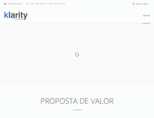 Tablet Screenshot of klarity.pt